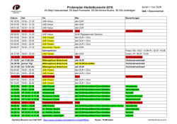 Probenplan
