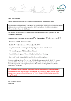 Download: Ablauf Brockentour 2016