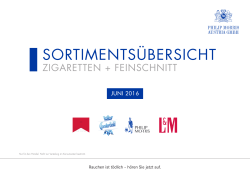 Sortimentsblatt - on market Service GmbH