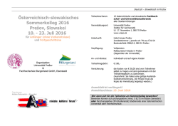 Informationsblatt