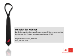 Im Reich der M&auml;nner