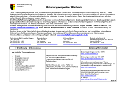 Gr&uuml;ndungswegweiser Gladbeck