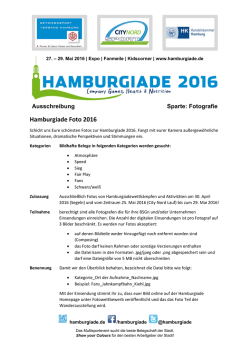 Hamburgiade Foto 2016