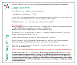 Disponenten (m/w)