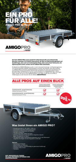 EIN PRO F&Uuml;R ALLE!
