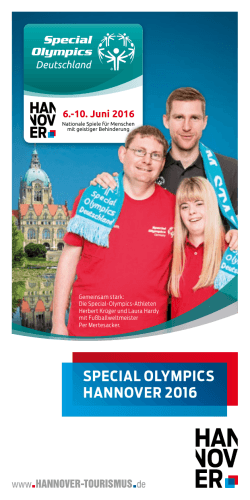 Special OlympicS HannOver 2016