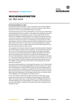 Wochenbarometer - HSH Nordbank AG