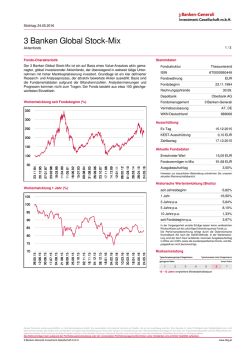 3 Banken Global Stock-Mix - 3 Banken
