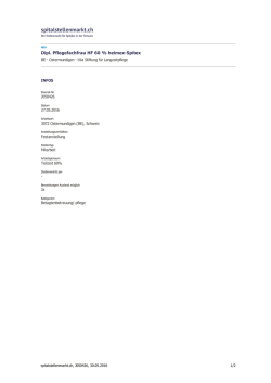 Dipl. Pflegefachfrau HF 60 % heimex-Spitex