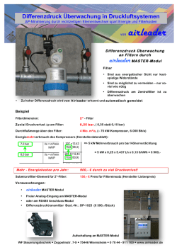 Differenzdruck&uuml;berwachung (de)