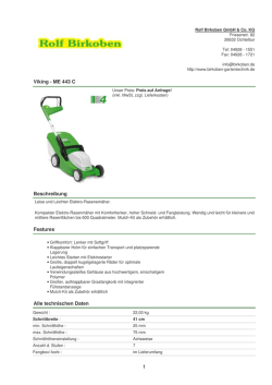 Viking - ME 443 C Beschreibung Features Alle technischen Daten 1