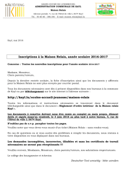Explications nouvelles inscription