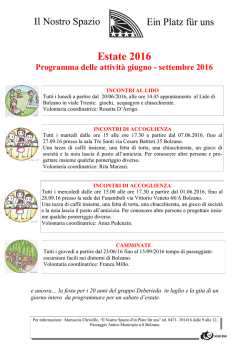 il nostro spazioVolantino complessivo giu