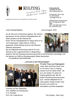 KOLPING Kolpingsfamilie Landshut-St