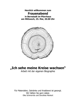 „Ich sehe meine Kreise wachsen“
