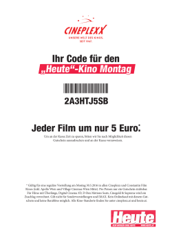 code ausdrucken! - Kino