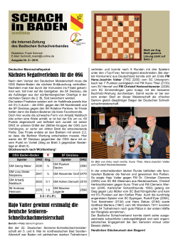Schach in Baden online 06-2016