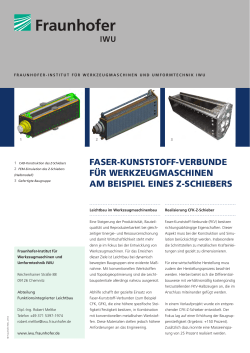 Infoblatt CFK-Querbalken [PDF 1.1 MB] - Fraunhofer