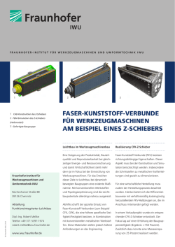 Infoblatt CFK-Querbalken [PDF 1.1 MB] - Fraunhofer