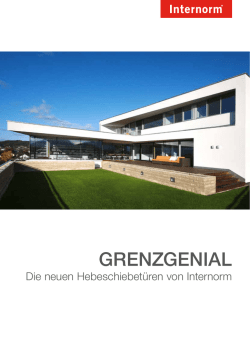 Grenzgenial-1 - Sina Fenster + T&uuml;ren GmbH