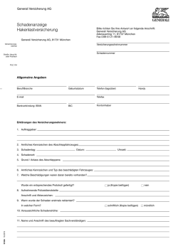 Hakenlastversicherung - Generali Versicherungen