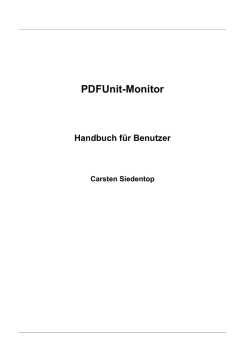 Handbuch PDFUnit