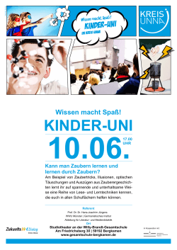 KINDER-UNI - Elisabethschule