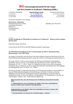 IBO an BMVI - IBO Oldenburg