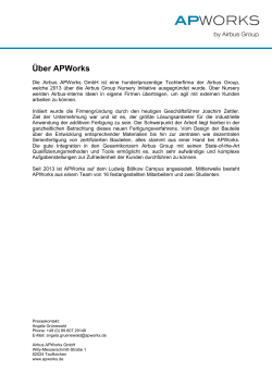 Über APWorks - Airbus Group