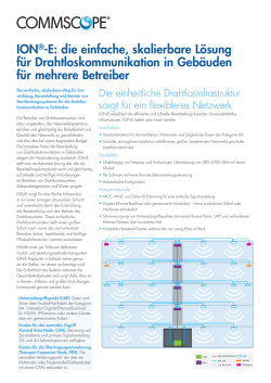 ION&reg;-E: f&uuml;r Drahtloskommunikation in Geb&auml;uden