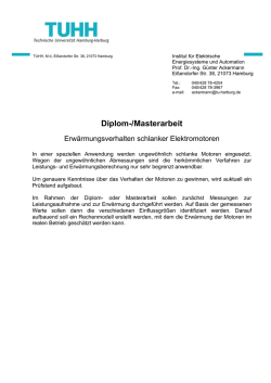 Diplom-/Masterarbeit