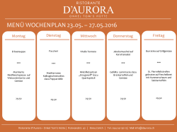 öffnen - Ristorante Da Aurora