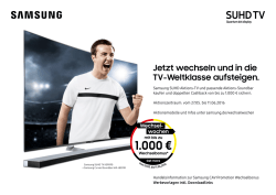 Jetzt wechseln und in die TV-Weltklasse aufsteigen.