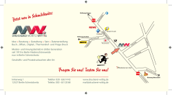 Jetzt neu in Schm&ouml;ckwitz: Fragen Sie uns! Testen Sie uns!