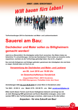 Einladung 09.Juni 2016