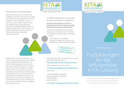 Flyer_KITA_MA15 - KITA Management Akademie