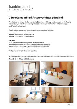 Infos hier - Der frankfurter ring