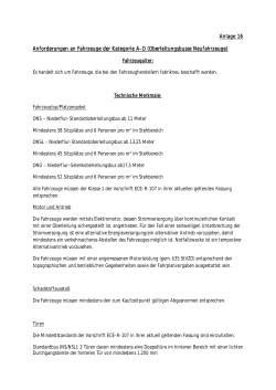 Anlagen 16-18 - Fahrzeugstandards O