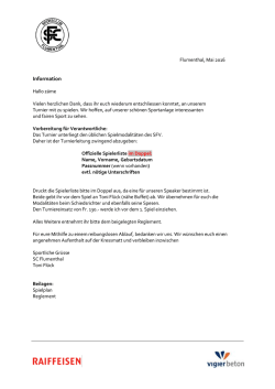 Information - SC Flumenthal