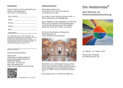 Heldenreise Flyer Februar 2015