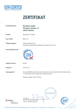 din certco - Bio4Pack