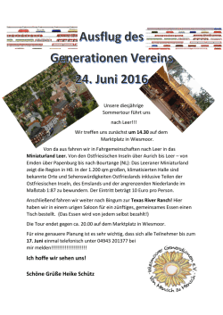 Ich hoffe wir sehen uns! Sch&ouml;ne Gr&uuml;&szlig;e Heike Sch&uuml;tz