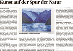 Page 1 Kunst auf der Spur der Natur VON EWA EUHRFEIND Ein