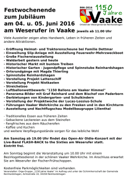 Jubiläumsveranstaltung