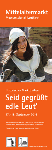 Historisches Markttreiben Museumsviertel, Leutkirch 17.–18