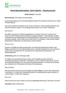 Dieses Stellenangebot als PDF speichern