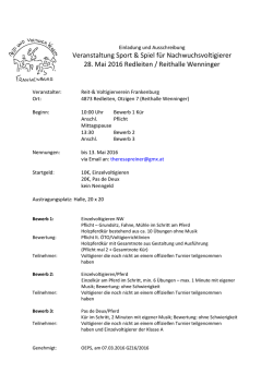 Ausschreibung