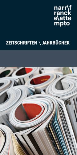 Leser - Narr Francke Attempto Verlag