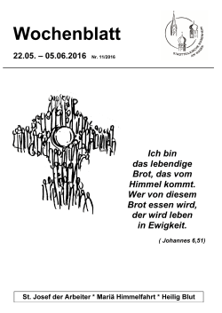 Wochenblatt - Pfarrei Heilig Blut