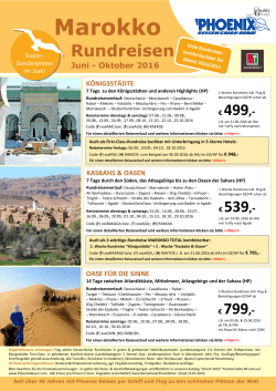 Marokko - Reise Britz